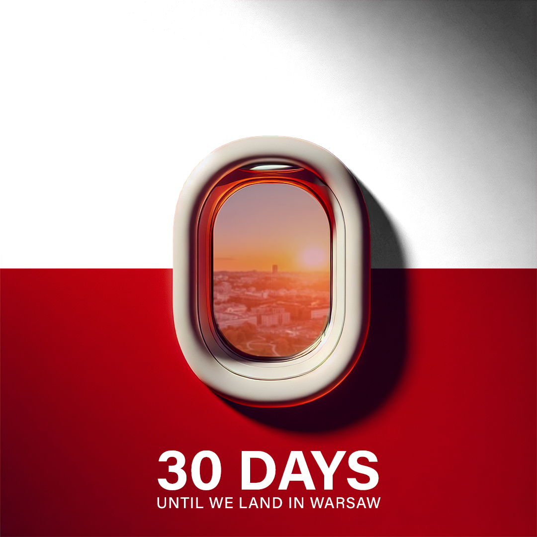 heritagepolonia's tweet photo. 30 days. 🇵🇱 In one month, we land in Warsaw to walk in the footsteps of history, power, and pride. Poland is calling. Are you ready? Follow us to experience what our 2025 cohort will experience.

#HeritagePolonia #30DaysToPoland #PolishPride https://t.co/zKVPzrJH3B