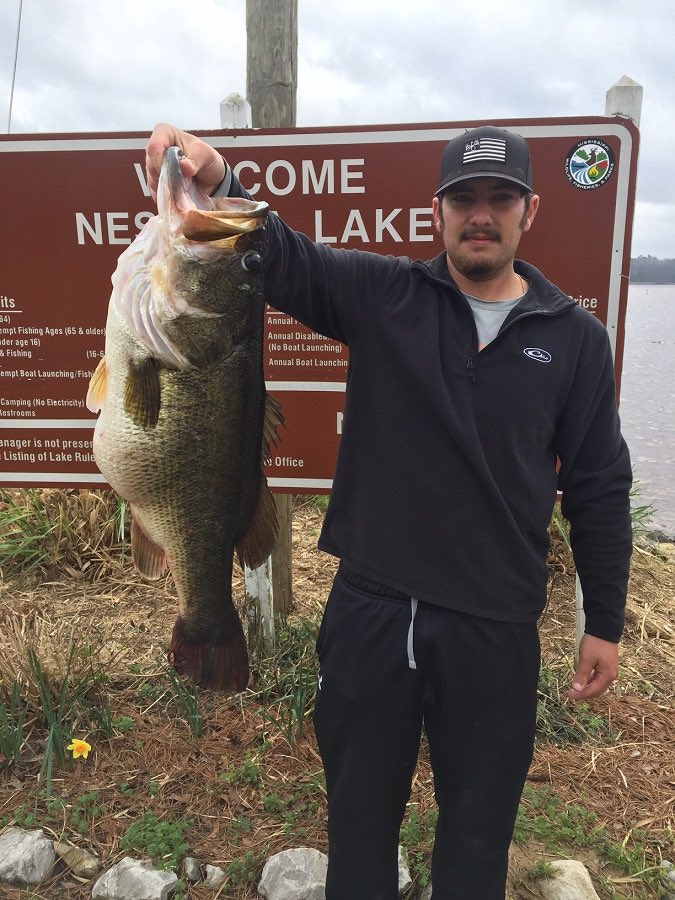 Austin Vowell set a new Neshoba County with a 14.3-pound largemouth bass

The record-breaking catch was made using a Zoom Super Fluke in a secluded patch of lily pads, in just two feet of water