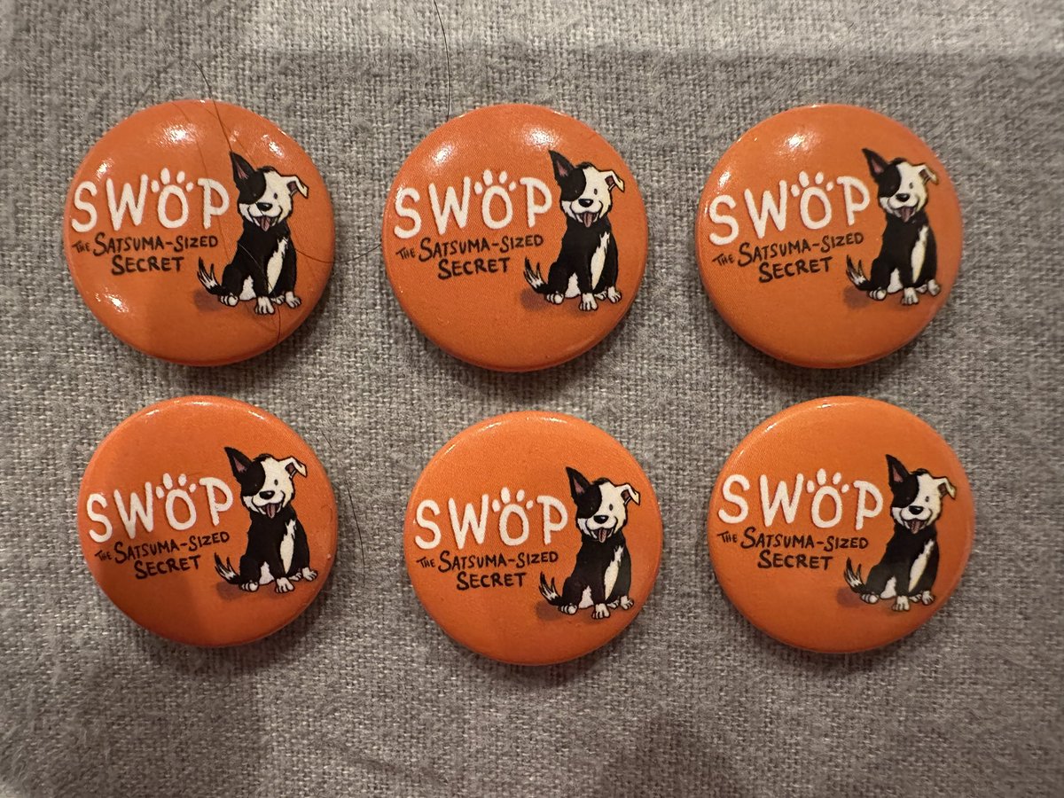 Teachers/librarians I have 6 super cute teeny weeny Swop badges - if you would like one for your lanyard #RT I’ll pick 6 at random &amp; send a note to your class too if you would like one. 
📚😊🐶🐾✍🏼 #teachers #lbrarians #booksforkids <a href="/BMonstersBooks/">Brilliant Monsters Books</a>