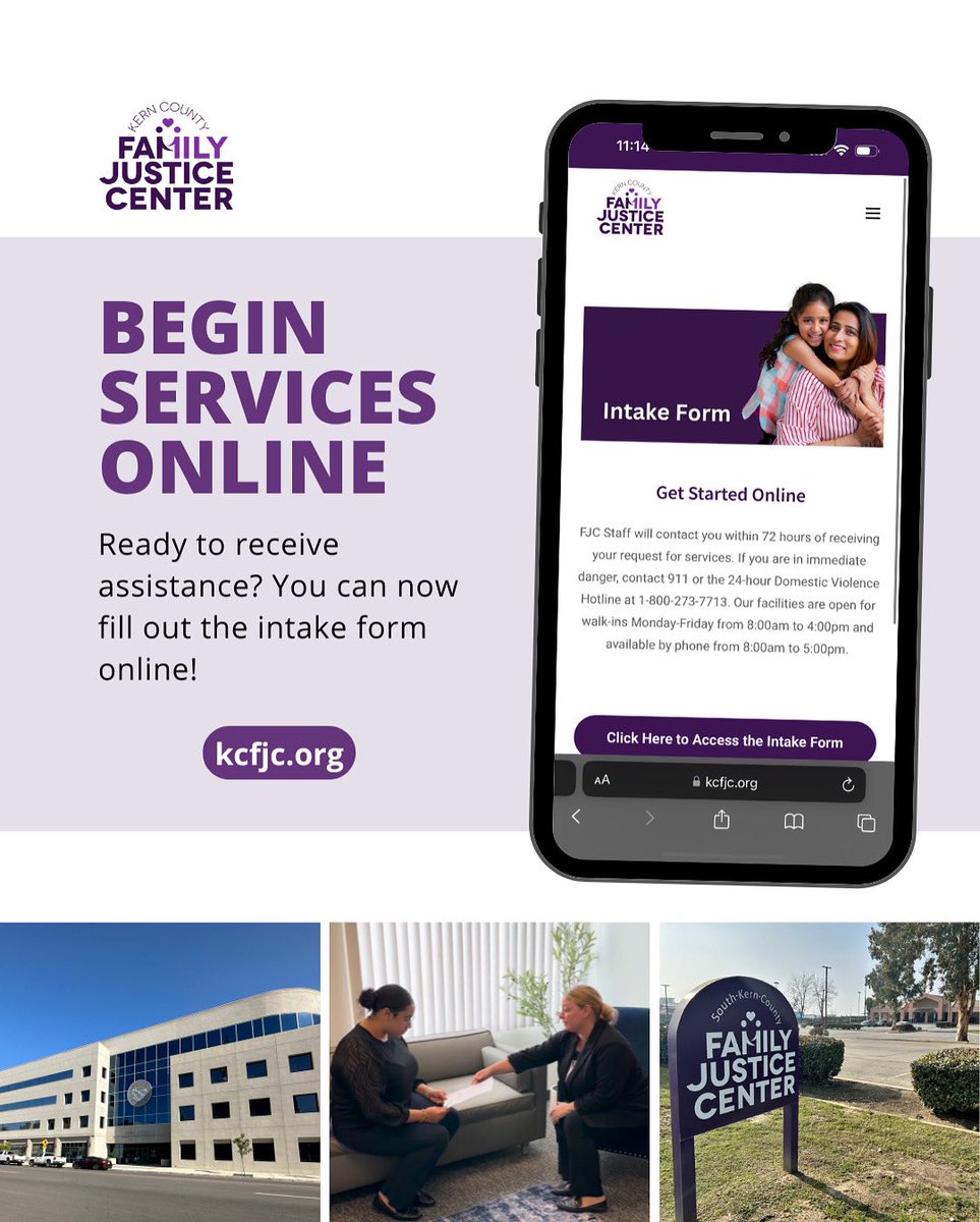 Ready to begin services? For your convenience, you can now access the intake form online! 📲✨
 
Just visit kcfjc.org to access the intake form, fill it out, and you’ll be contacted within 72 hours of receiving the request. ✔️
