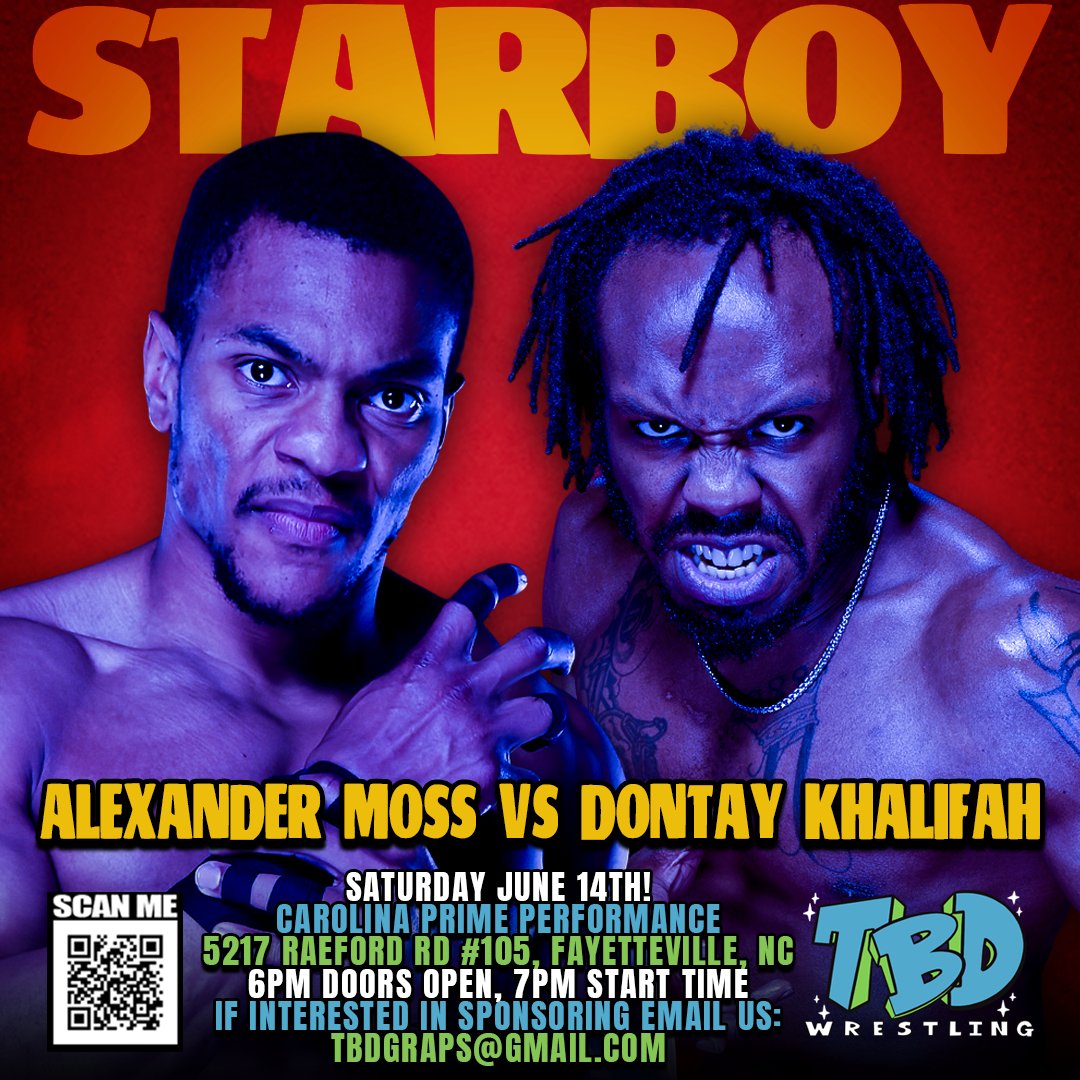 🚨 MATCH ANNOUNCEMENT! 🚨

As announced on The Prelude: After gaining his first win in TBD, <a href="/Alexander__Moss/">Absolute Truth |T| Alexander Moss</a> looks to continue "writing his wrongs" from Underground Sound! It will be no easy night at the office though come this Saturday, as Alexander Moss is stepping in the ring
