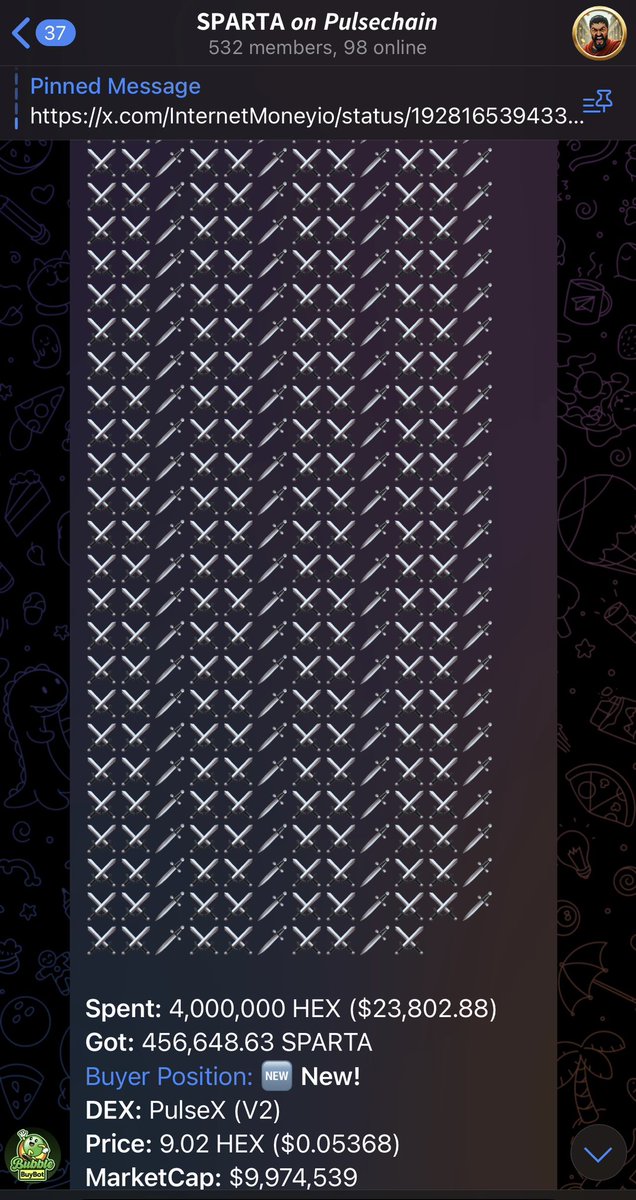 HEX whales scooping up the dip on SPARTA before alt season kicks off. Fortune favors the bold!