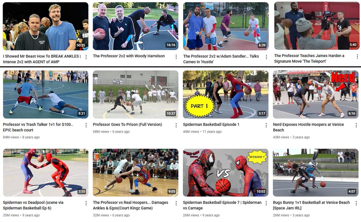 I'm not saying this because he's my friend but The Professor should be in the Basketball Hall of Fame. 

I loved that Ice Cube and SLAM were recently recognized for their contribution to basketball. I think the Professor's last 25 years of relevance should be too.