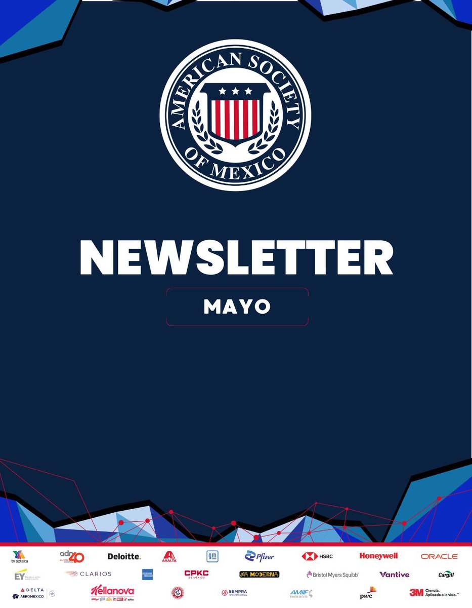 American Society of Mexico (@amsocmx) on Twitter photo 🇲🇽🇺🇸 Consulta nuestro más reciente Newsletter.
Donde encontrarás un resumen de las actividades estratégicas, encuentros de alto nivel y colaboraciones que fortalecen nuestra misión de estrechar los lazos entre México y Estados Unidos.
👉 amsoc.mx/newsletter-may… <a href="/lrubin/">Larry Rubin 🇲🇽🇺🇸</a> 🇲🇽🇺🇸 Consulta nuestro más reciente Newsletter.
Donde encontrarás un resumen de las actividades estratégicas, encuentros de alto nivel y colaboraciones que fortalecen nuestra misión de estrechar los lazos entre México y Estados Unidos.
👉 amsoc.mx/newsletter-may… <a href="/lrubin/">Larry Rubin 🇲🇽🇺🇸</a>
