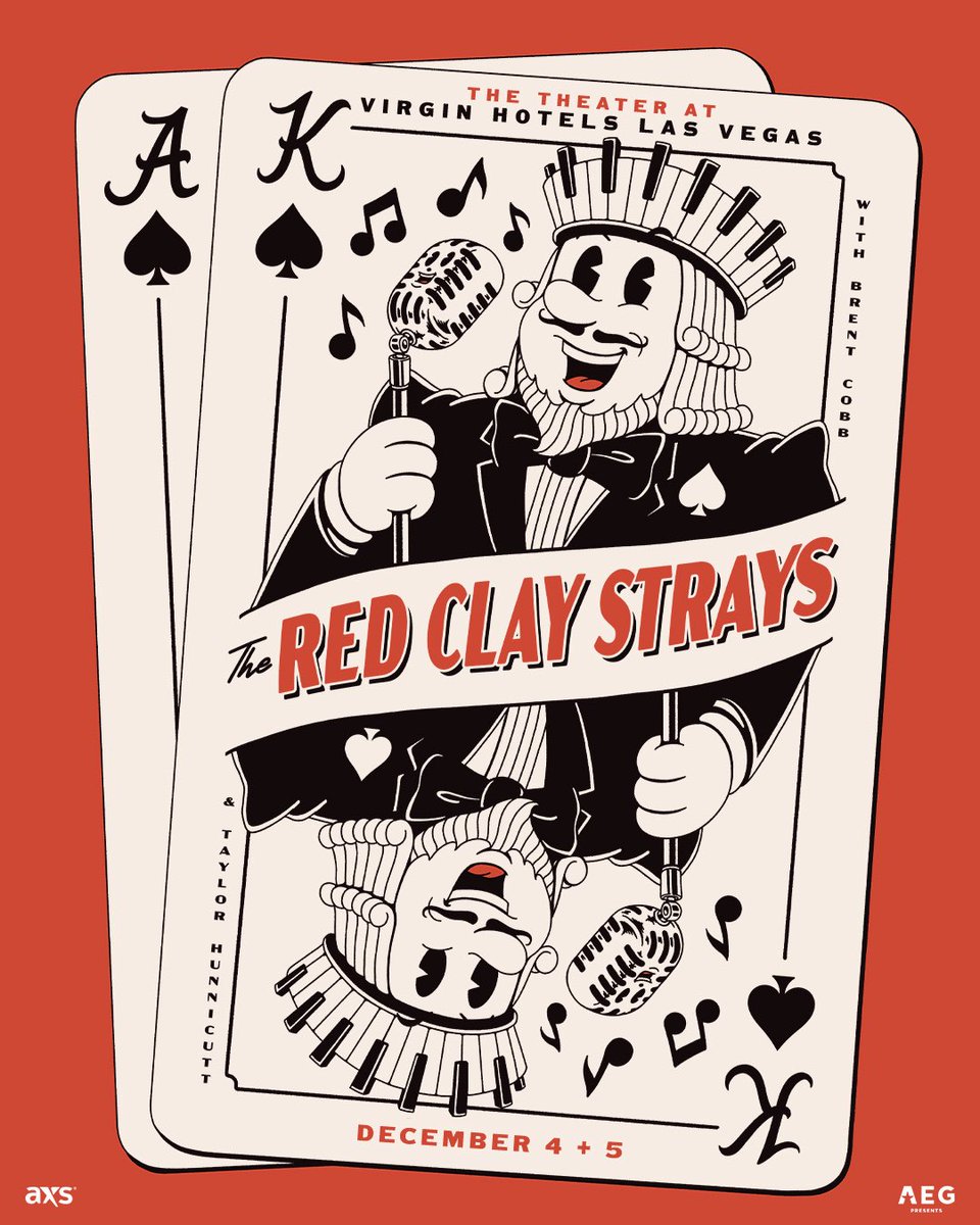 vhlvtheater (@vhlvtheater) on Twitter photo ❗️If you’re ‘Wondering Why’ The Red Clay Strays are only playing one show during NFR… so are we! 🧐 Second show added for the <a href="/redclaystrays/">The Red Clay Strays</a> at The Theater on Friday, December 5!! 🤠🎶
🎟️ Presale begins Thurs, June 12 at 10AM (CODE: AEG2025)
Tix on sale Fri, June 13 at 10AM ❗️If you’re ‘Wondering Why’ The Red Clay Strays are only playing one show during NFR… so are we! 🧐 Second show added for the <a href="/redclaystrays/">The Red Clay Strays</a> at The Theater on Friday, December 5!! 🤠🎶
🎟️ Presale begins Thurs, June 12 at 10AM (CODE: AEG2025)
Tix on sale Fri, June 13 at 10AM