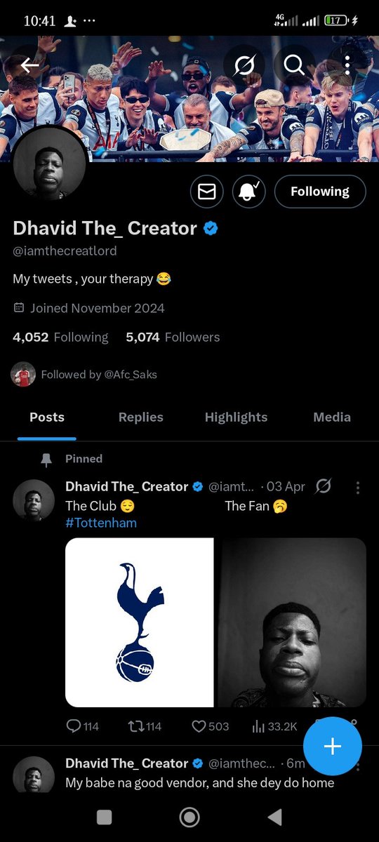 Salazer06's tweet photo. @Afc_Saks @iamthecreatlord Done boss. https://t.co/C7cbFfkqXY
