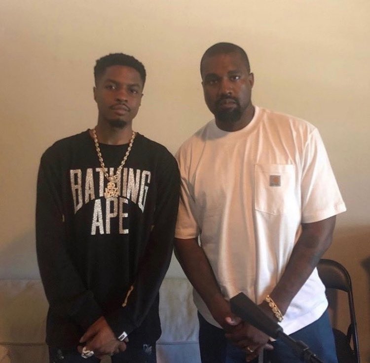 tlop444's tweet photo. Kanye recently revealed in an interview that the only album that has ever made him cry was The Life of Pi'erre 4 by rapper and producer Pi'erre
Bourne https://t.co/7yuxR66dya