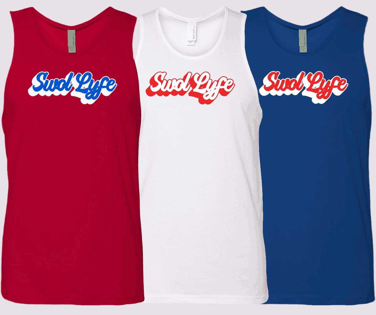 🇺🇸 THE 'MERICA DROP IS HERE 🇺🇸
Gear up for summer like a true patriot 💪

🔥 3 new Swol Lyfe tanks in red, white &amp; blue
🧨 Grab 1 for $21.99 or the Patriot Pack (all 3) for just $49.99
🎁 Perfect for Father’s Day or your Fourth of July flex

PLUS... both styles of our Make