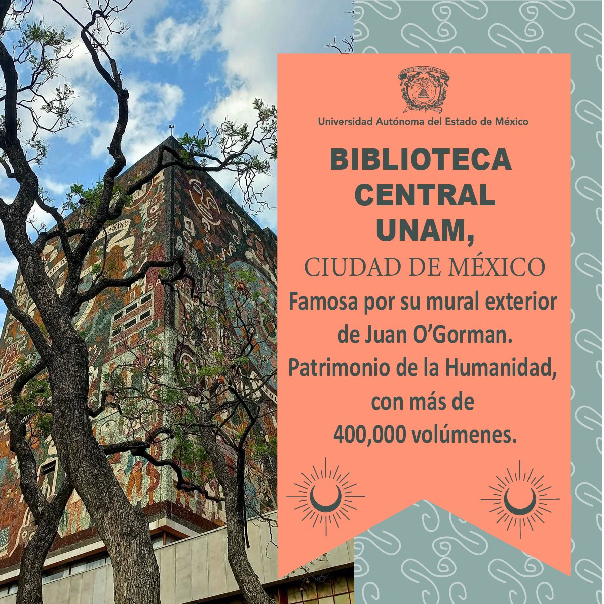 Editor_UAEMex's tweet image. #DatosCuriosos:
Descubre las bibliotecas más fascinantes de México. ¿Cuál te gustaría visitar primero? 🥰📖 
¿Ya las conoces? ¡Guarda este post para tu próxima escapada cultural! ✨📚
#LetrasEnRed #miércolespositivo
@SDC_UAEMex @UAEM_MX