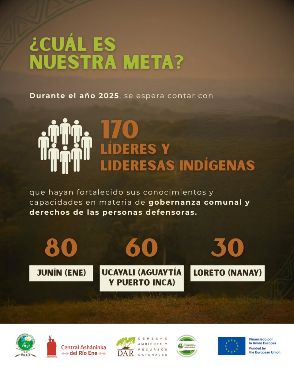 #SaberParaDefender | Defensoras y defensores ambientales enfrentan amenazas constantes.

Con el apoyo de la Unión Europea, se está construyendo una red de protección en Junín, Ucayali y Loreto para quienes defienden la Amazonía, fortaleciendo sus conocimientos y capacidades.