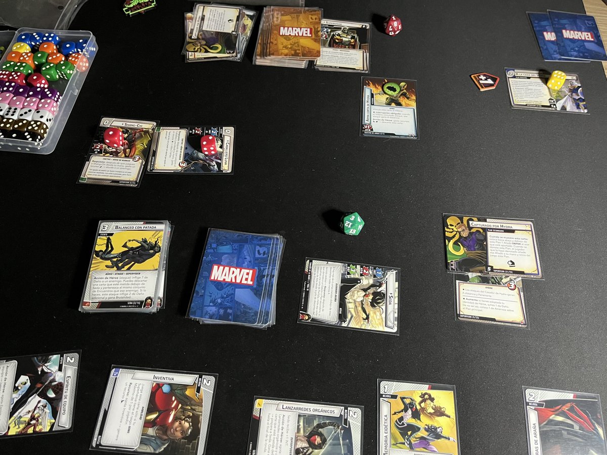 Tras 3 fracasos con el precon (muy malucho) Seda liderazgo derrota por fin a Supervisor. La mecánica es muy buena, pero encontrar un mazo que le vaya es complicado. ⁦<a href="/LaManodeThanos/">𝕃𝕒 𝕄𝕒𝕟𝕠 𝕕𝕖 𝕋𝕙𝕒𝕟𝕠𝕤</a>⁩ #marvelchampions