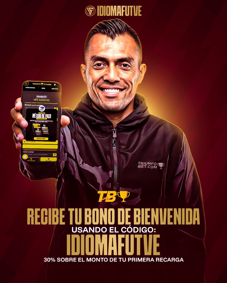 Idioma Futve (@idiomafutve) on Twitter photo 🇻🇪 EL XI DE LA VINOTINTO vs URUGUAY
Traído gracias a <a href="/Triunfobet1/">TriunfoBet | Apuestas Deportivas</a>, creando TRIUNFADORES 🏆
📲 Ingresa el código IDIOMAFUTVE y recibe un bono de bienvenida GRATIS.
👉 triunfobet.com/register?r=TRI… 🇻🇪 EL XI DE LA VINOTINTO vs URUGUAY
Traído gracias a <a href="/Triunfobet1/">TriunfoBet | Apuestas Deportivas</a>, creando TRIUNFADORES 🏆
📲 Ingresa el código IDIOMAFUTVE y recibe un bono de bienvenida GRATIS.
👉 triunfobet.com/register?r=TRI…