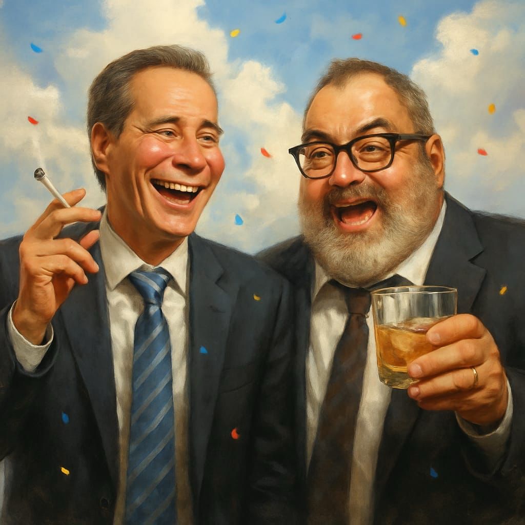 AdrianGarciaUJD's tweet photo. @ChilbitaSoyYO @JavierJiguacel @eugetale @AlvarodLamadrid @mauriciomacri En el cielo hay una fiesta 🎶 ⚖️🇦🇷💜🎶💪🥂 https://t.co/2FJMdYT3Uo