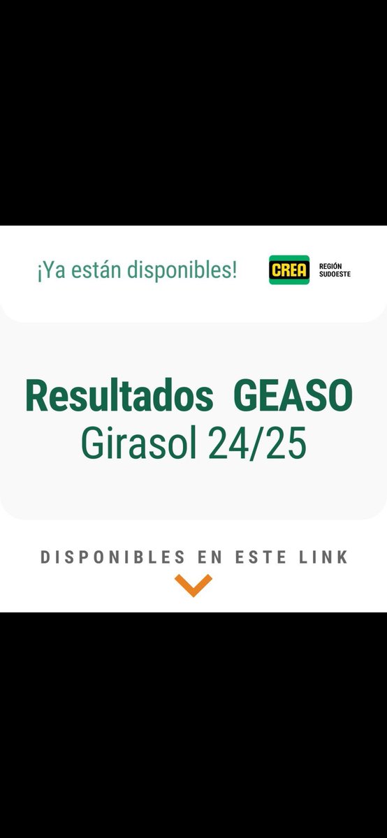 franco_uris's tweet photo. Compartimos los resultados de ensayos de GIRASOL de la región CREA SUDOESTE #GEASO #CREA @crea_arg
Mira el informe completo en el link!
https://t.co/NRYOjai5Vh https://t.co/guXe7rMwDr