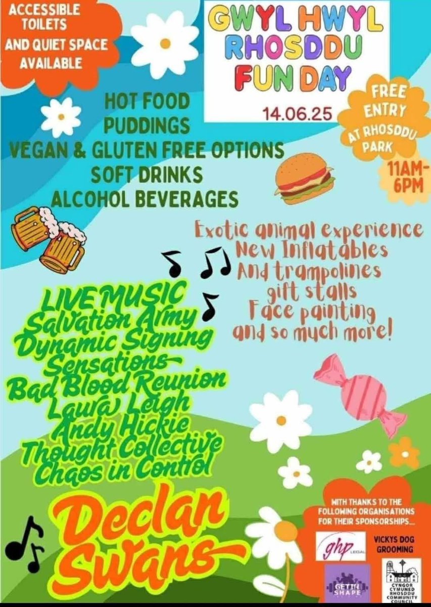It’s all about community.  Looking forward to Rhosddu Fun Day, This Saturday 14/6/25.