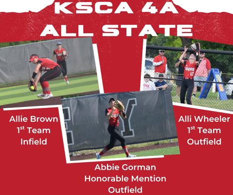 FSTigersoftball (@fstigersoftball) on Twitter photo Congrats to Allie Brown and Alli Wheeler for their 1st team selections to the All—State Team by KSCA as well as Abbie Gorman receiving Honorable Mention
<a href="/SEK_Sports/">SEK Sports</a> Congrats to Allie Brown and Alli Wheeler for their 1st team selections to the All—State Team by KSCA as well as Abbie Gorman receiving Honorable Mention
<a href="/SEK_Sports/">SEK Sports</a>