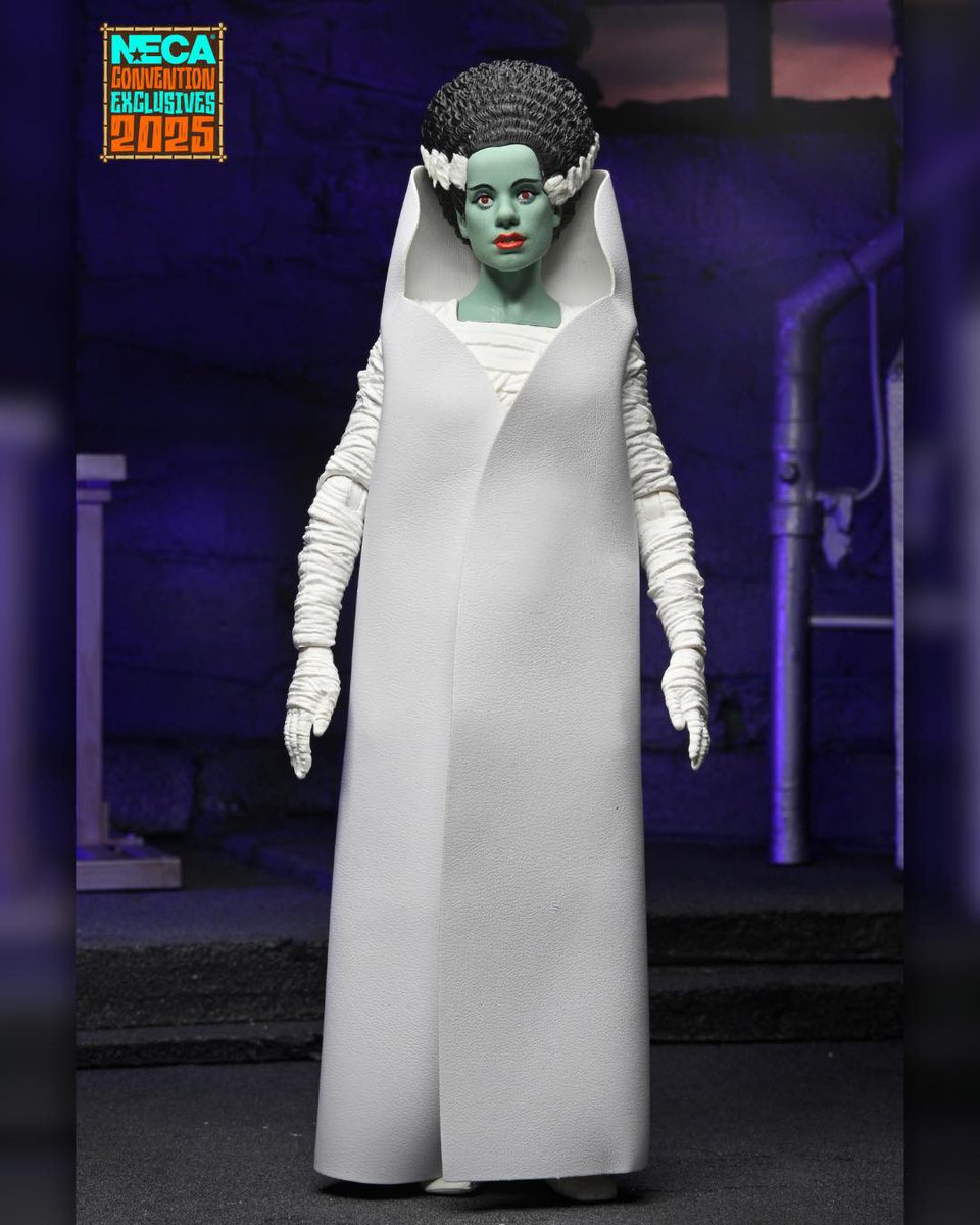 ActionActionFig's tweet image. NECA reveals SDCC 2025 exclusive Universal Monsters - GitD Bride of Frankenstein!

#ActionFigure #ActionFigures #UniversalMonsters #NECA