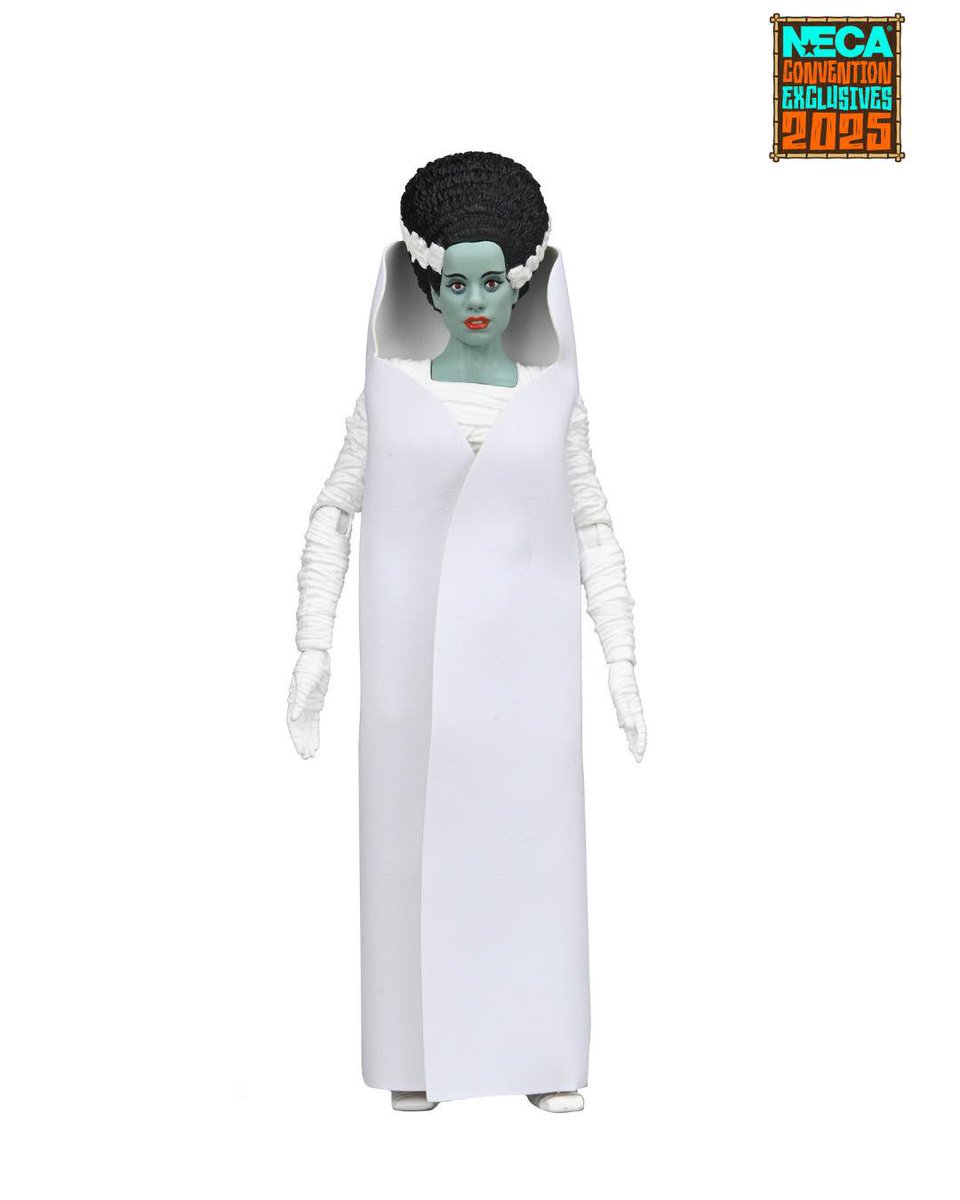 ActionActionFig's tweet image. NECA reveals SDCC 2025 exclusive Universal Monsters - GitD Bride of Frankenstein!

#ActionFigure #ActionFigures #UniversalMonsters #NECA