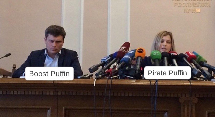 The last conversations in Puffin chats was like: