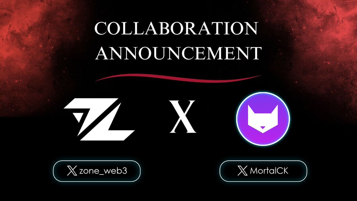Zone (@zone_web3) on Twitter photo We are thrilled to announce our collaboration with
<a href="/MortalCK/">Mortal</a>  
Excited for the future! π₯ We are thrilled to announce our collaboration with
<a href="/MortalCK/">Mortal</a>  
Excited for the future! π₯