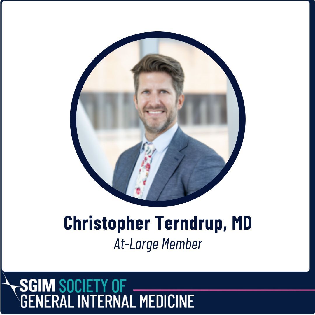 🎉 SGIM proudly congratulates Christopher Terndrup, MD of Vanderbilt University Medical Center, on his election as At-Large Member of the SGIM Council! 👏

Dr. Terndrup is an Associate Professor of Medicine and core faculty at VUMC, with a focus on LGBTQ+ health. His work centers