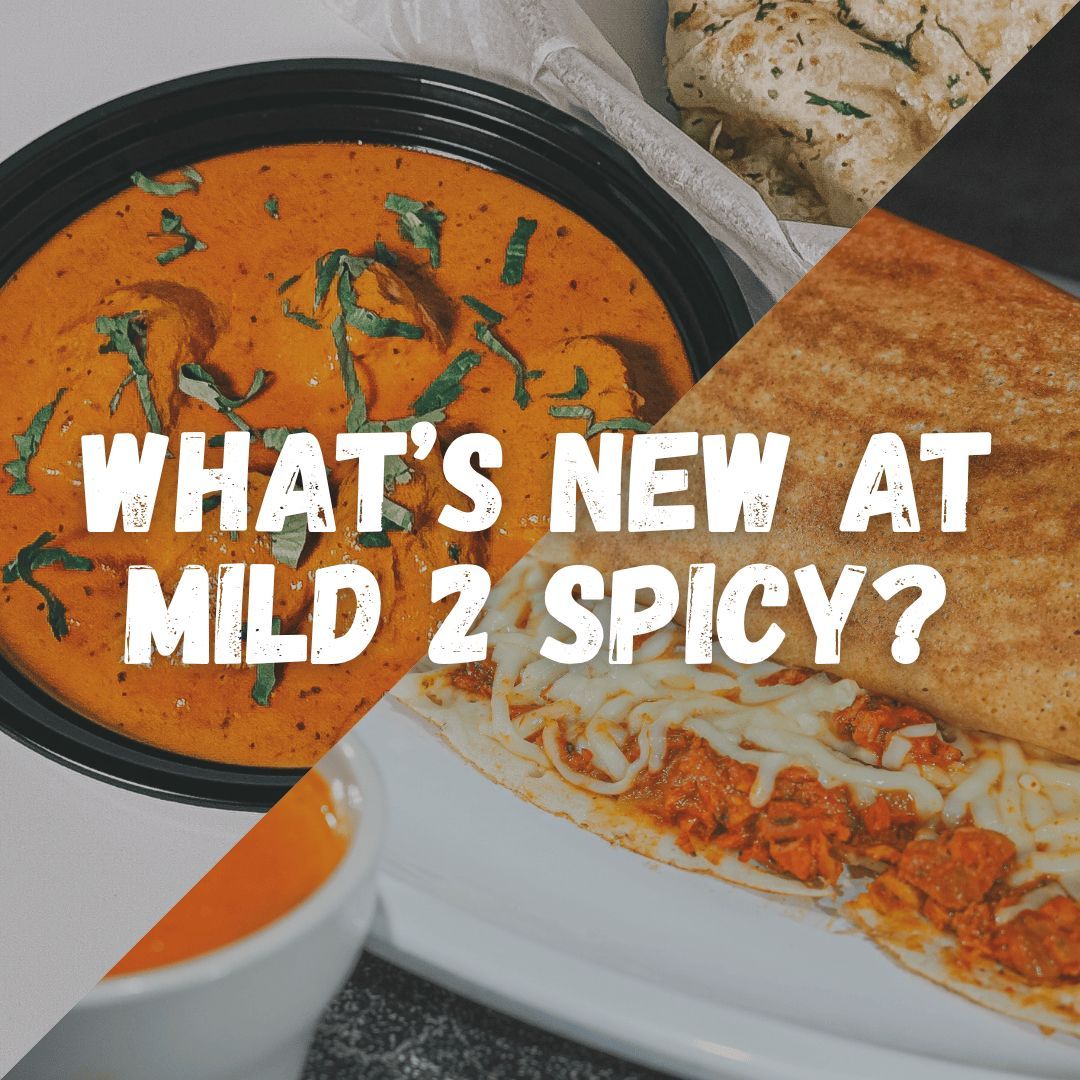mild2spicy's tweet photo. What’s new at Mild 2 Spicy?

Try our new Lunch Feast Bundles — curry, rice, naan, ready fast (Mon–Fri, 12–3PM, online only).

Or go bold with the Butter Chicken Dosa — butter chicken + cheese wrapped in a crispy dosa.

Now available. Link in bio.
#Mild2Spicy #ChicagoEats https://t.co/dSCsx8DGF0