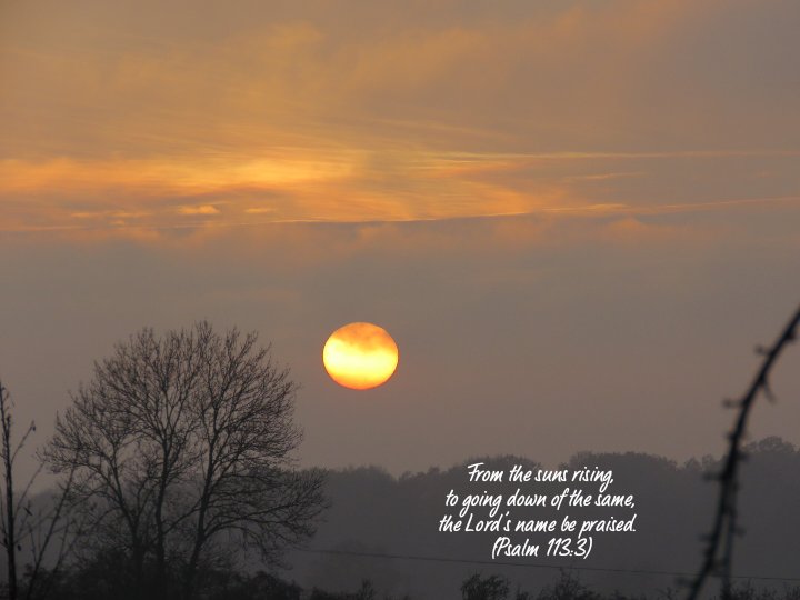 HaikuPsalms's tweet photo. From the suns rising,
to going down of the same,
the Lord's name be praised. 
(Psalm 113:3)
#psalm #psalms #bibleverse #Godisgood #christian #ChristianLiving #christianity #praiseGod https://t.co/4kc1qBbnzj