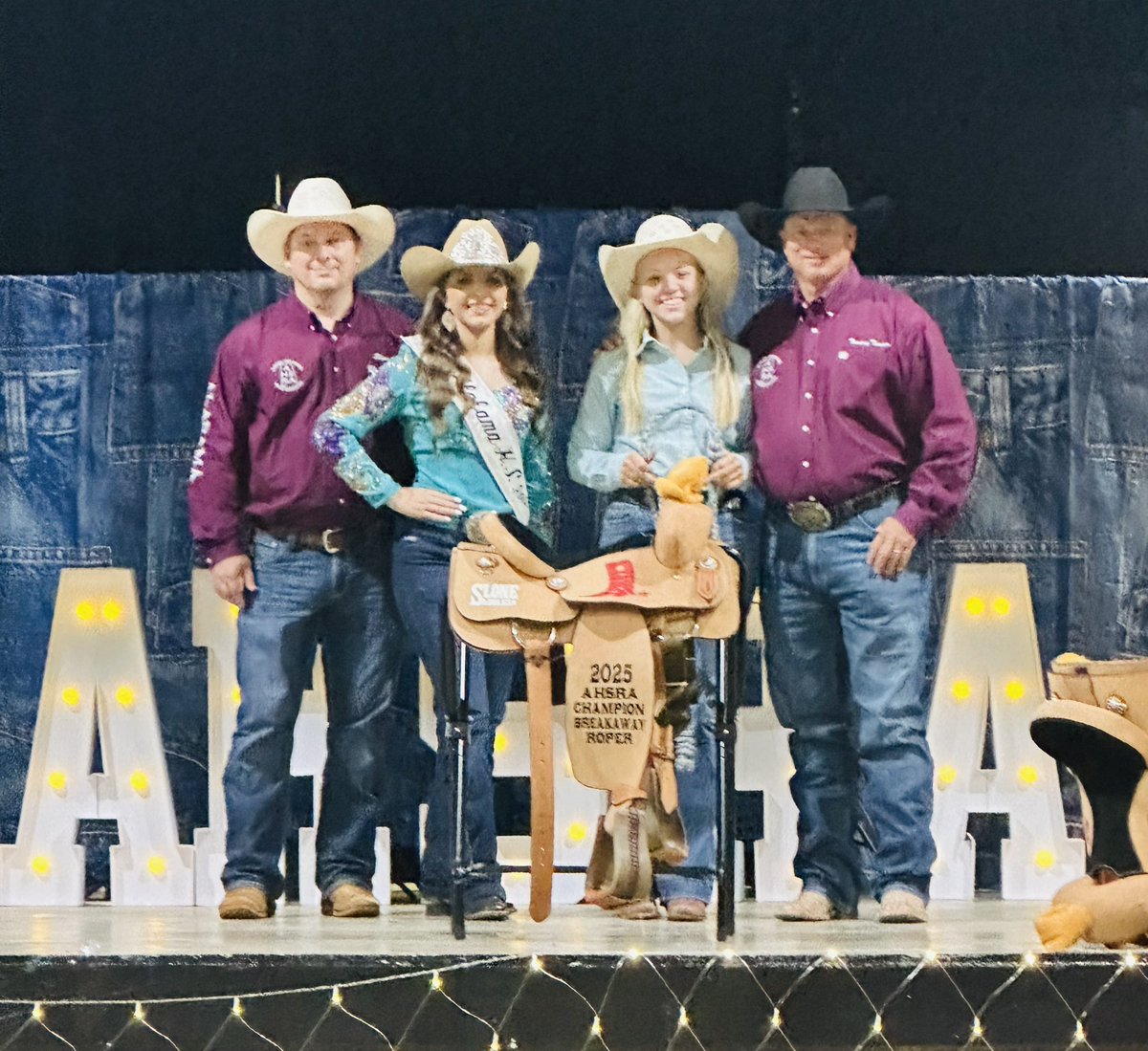Maeleigh Rowe finished 5th in the Alabama High School Rodeo Association Finals in Breakaway Roping which qualified her to compete in the National High School Finals in Rock Springs, Wyoming. 

Congratulations, Maeleigh! 

#ChampionshipStudent