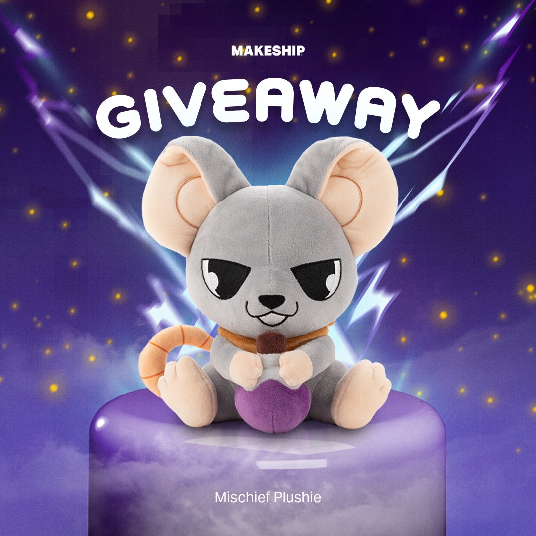 Boo the RAT ๐๐SEWER WITCH (@bootoober) on Twitter photo This cute, conniving little rat wants to share its new brew with YOU!
It's GIVEAWAY time! Weโre giving two lucky winners the chance to win a Mischief plushie!
How to enter?
1. Follow @makeship & <a href="/bootoober/">Boo the RAT ๐๐SEWER WITCH</a>
2. RT this post
Contest ends on June 12th. Good luck! This cute, conniving little rat wants to share its new brew with YOU!
It's GIVEAWAY time! Weโre giving two lucky winners the chance to win a Mischief plushie!
How to enter?
1. Follow @makeship & <a href="/bootoober/">Boo the RAT ๐๐SEWER WITCH</a>
2. RT this post
Contest ends on June 12th. Good luck!