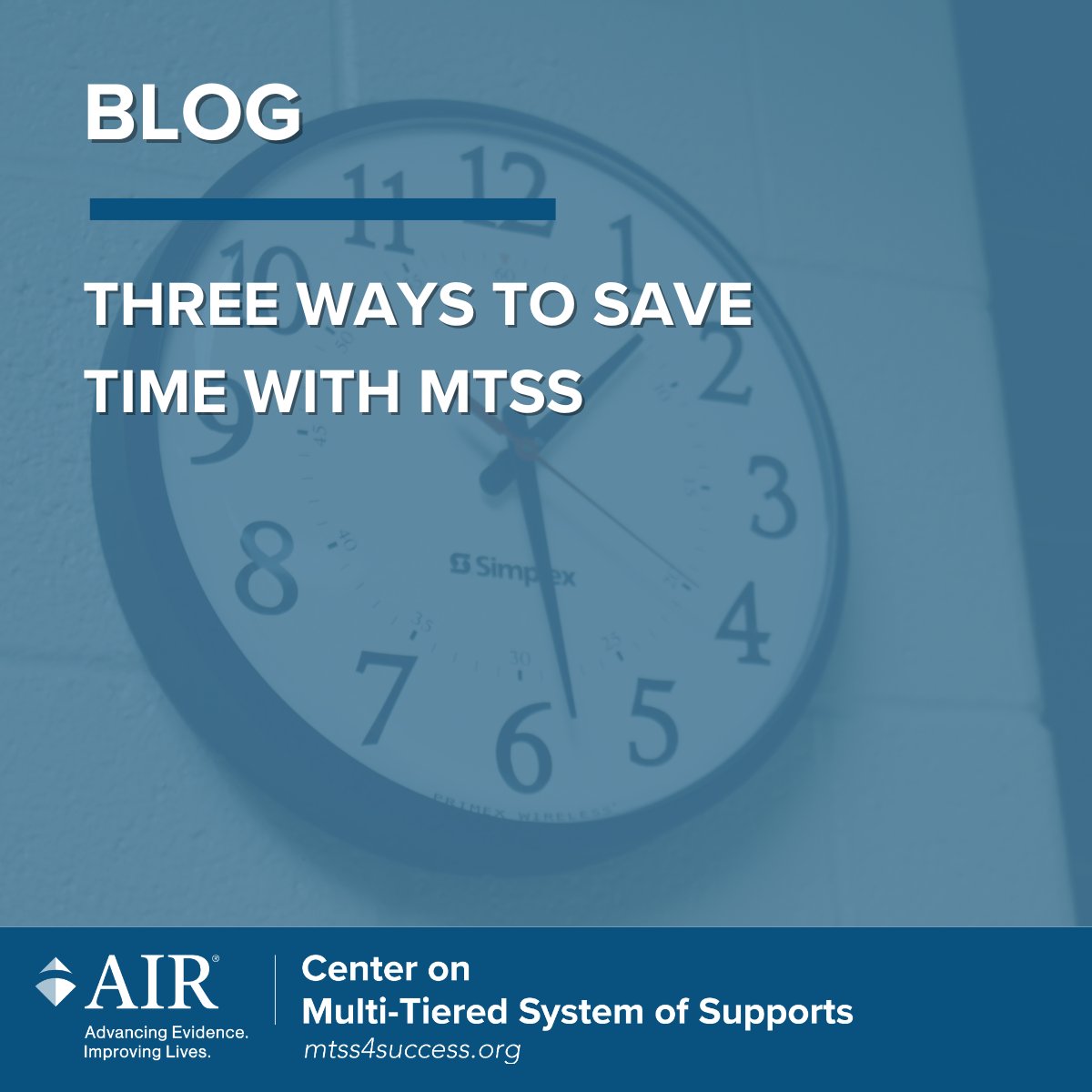 MTSScenter's tweet image. When #MTSS is implemented thoughtfully and with clear intention, it can save educators valuable time and create better outcomes for students. 🙌
In this new article, MTSS Center consultant Dr. Allison Gilmour provides three ways to save time with MTSS: mtss4success.org/blog/three-way…