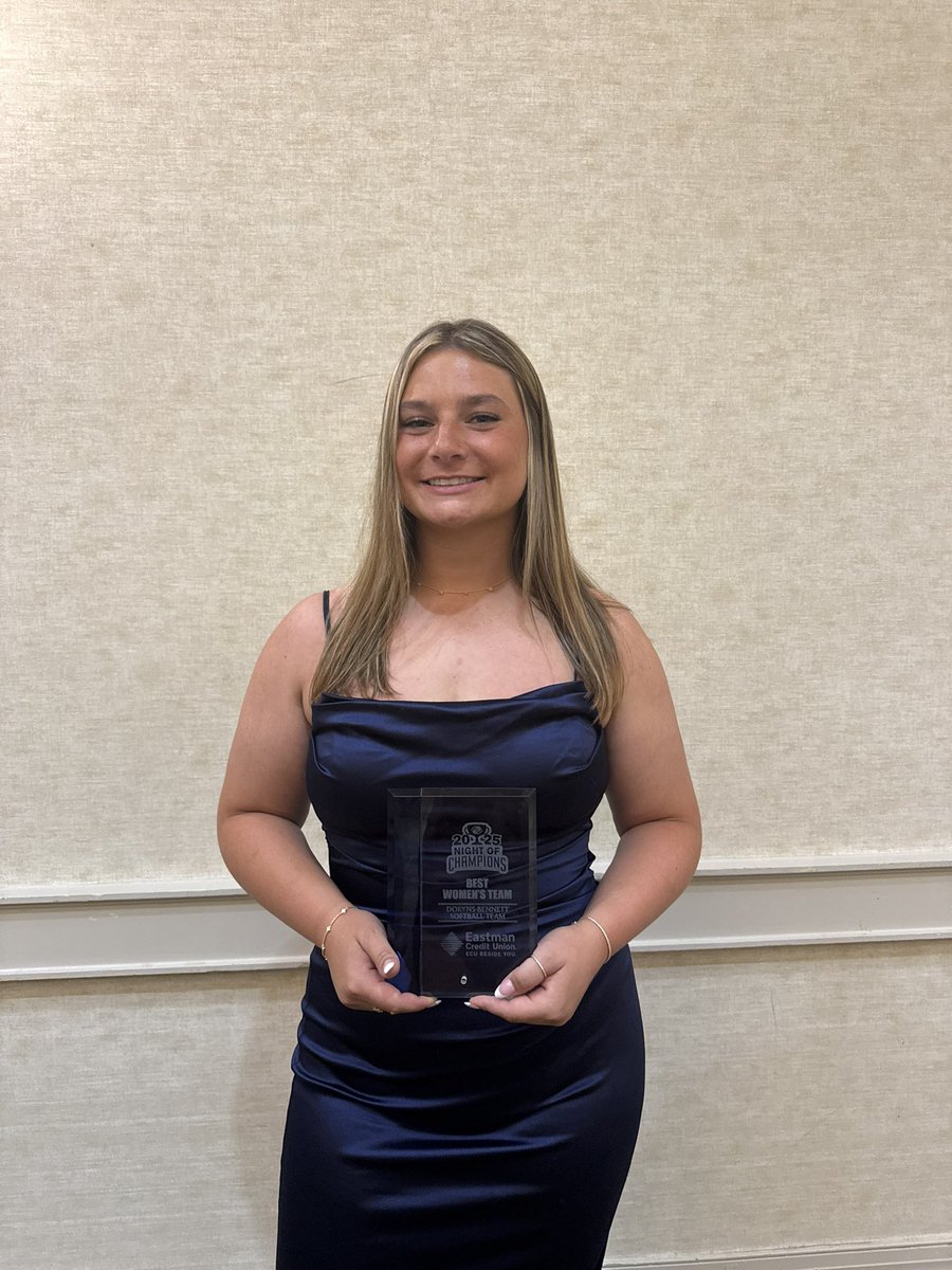 A little late, but it was an honor to receive the “Best Woman’s Team” award gifted by the Boys and Girls Club. The 2024 DBHS softball season was a memorable run and I wouldn’t have traded it for the world!! <a href="/KCS__Athletics/">Tribe Athletics</a>