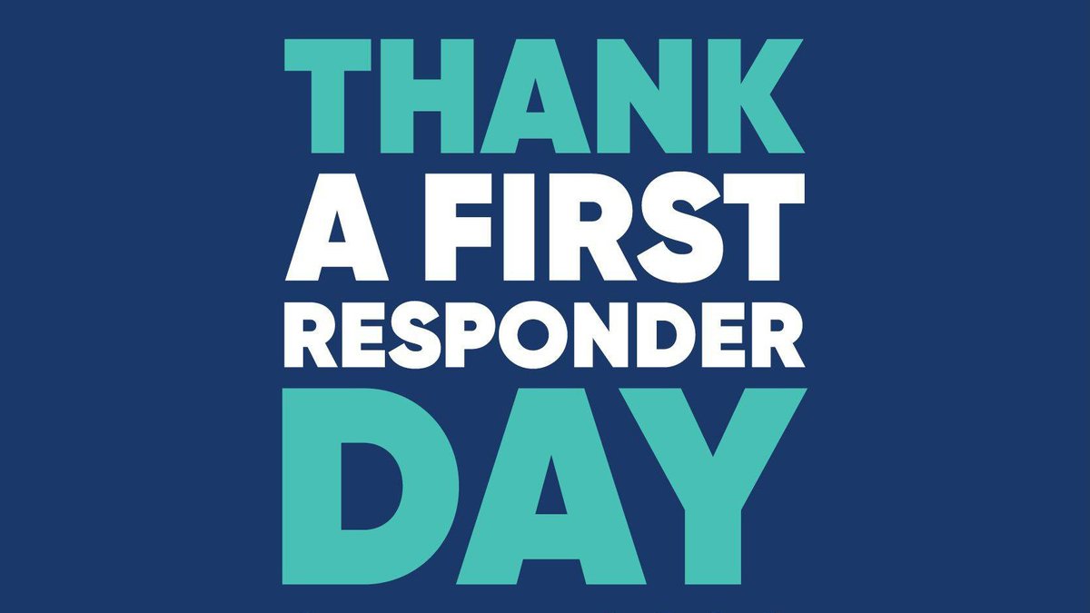 Today is Thank a First Responder Day!

Today we pause and say simply; thank you.

Join us in expressing your appreciation for all first responders. #PowerOfThanks