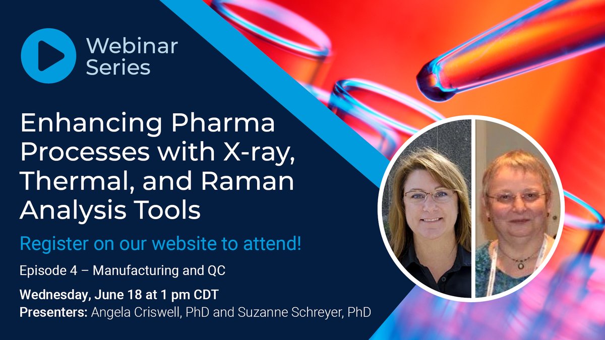 Tired of waiting on the lab? Imagine verifying pharmaceutical materials instantly.
On June 18 at 1 PM CDT, learn how CT and handheld Raman are reshaping pharma QA/QC with real-time insights.
Featuring Dr. Angela Criswell and Dr. Suzanne Schreyer.
Register on the Rigaku website.