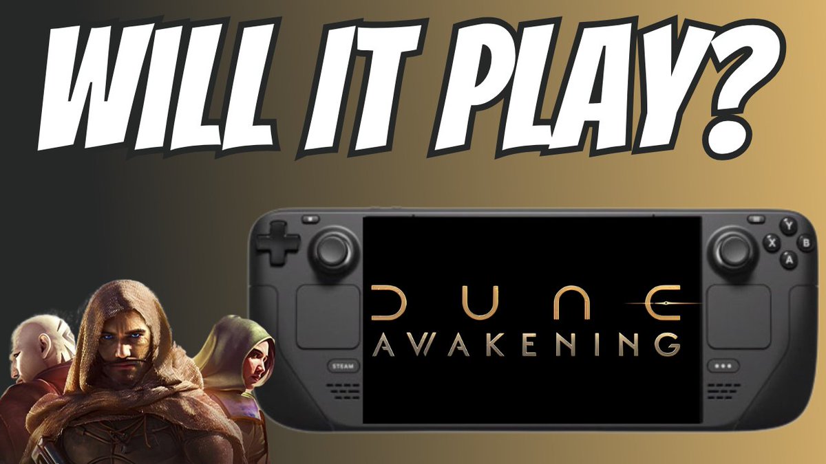 jaredconyers's tweet image. Dune: Awakening is officially out today, and it plays much better than I had anticipated on the Steam Deck. Check it out: youtu.be/sCxdmzksM44