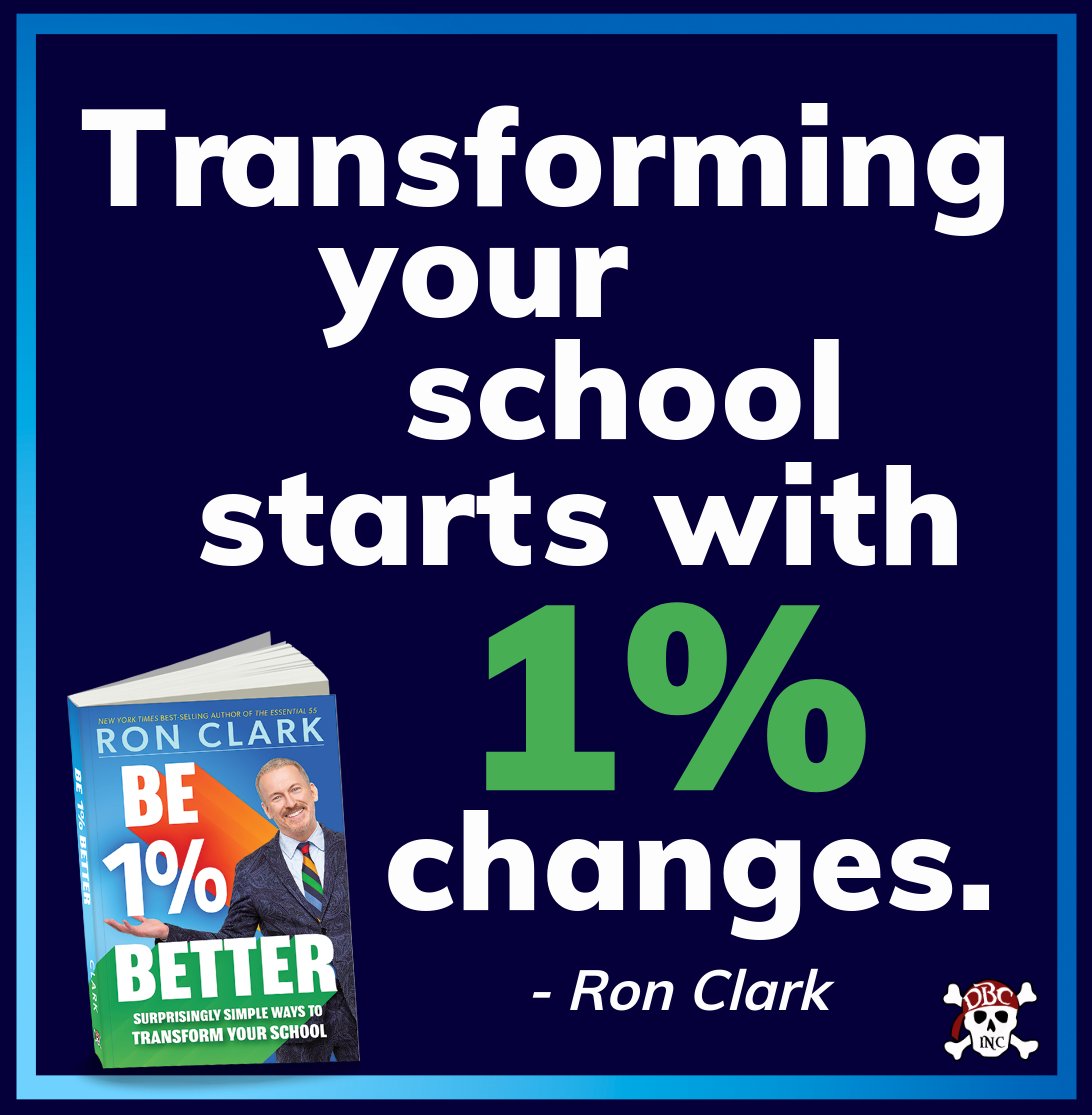 Dave Burgess Consulting, Inc. (@dbc_inc) on Twitter photo #BeOnePercentBetter by <a href="/mrronclark_/">Ron Clark</a> is a POWERFUL message for ALL educators!
Need 1% ideas?!
We've got YOU!
Be 1% Better: Surprisingly Simple Ways to Transform Your School by Ron Clark
πβ‘οΈ a.co/d/7pfHukP
#tlap #rcainspired #dbcincbooks <a href="/burgessdave/">Dave Burgess</a> <a href="/TaraMartinEDU/">Tara M Martin</a> #BeOnePercentBetter by <a href="/mrronclark_/">Ron Clark</a> is a POWERFUL message for ALL educators!
Need 1% ideas?!
We've got YOU!
Be 1% Better: Surprisingly Simple Ways to Transform Your School by Ron Clark
πβ‘οΈ a.co/d/7pfHukP
#tlap #rcainspired #dbcincbooks <a href="/burgessdave/">Dave Burgess</a> <a href="/TaraMartinEDU/">Tara M Martin</a>