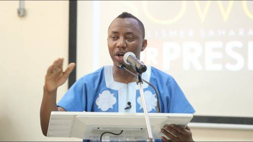 Sowore Accuses Tinubu Of Sinking Nigeria: ‘He Never Built Lagos, Now They're Preparing The Country For Burial' | Sahara Reporters bit.ly/4jJ7NhC