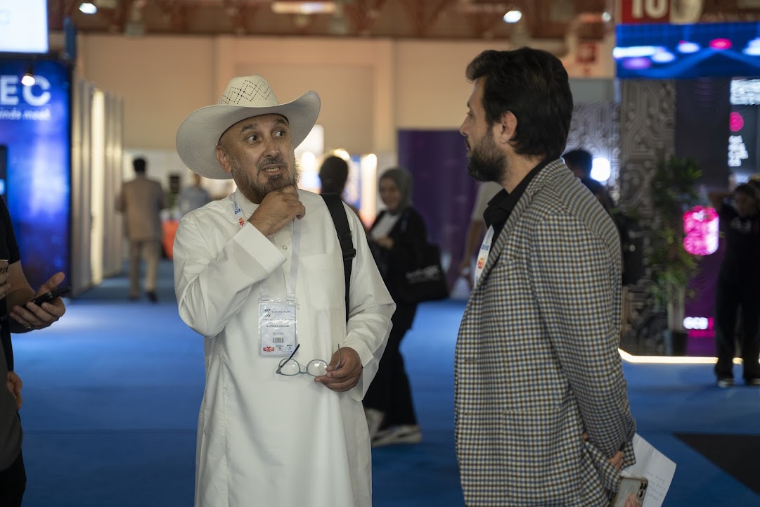 Selhattin with the founder of another exciting #RWA projects we have close relations with — can you guess which one?