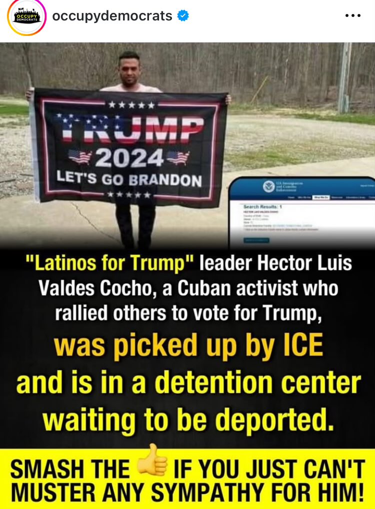 SheHooKnows's tweet image. 😳….😂🤣😂🤣  LOL!
#Karma
#LatinosForTrump 
#LeopardsEatngMyFaceParty
#FAFO