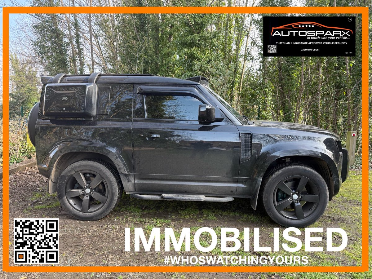 #thatcham accredited #insurance approved  #vehiclesecurity installation #whoswatchingyours #landroverdefender Get in touch #autosparx #vehiclesecurity Tel 03300100506 (local rate) Before it’s too late!