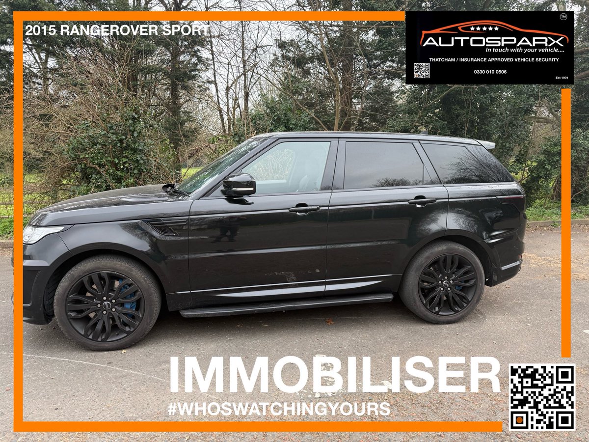 #thatcham accredited #insurance approved  #vehiclesecurity installation #whoswatchingyours #rangerover Get in touch #autosparx #vehiclesecurity Tel 03300100506 (local rate) Before it’s too late!