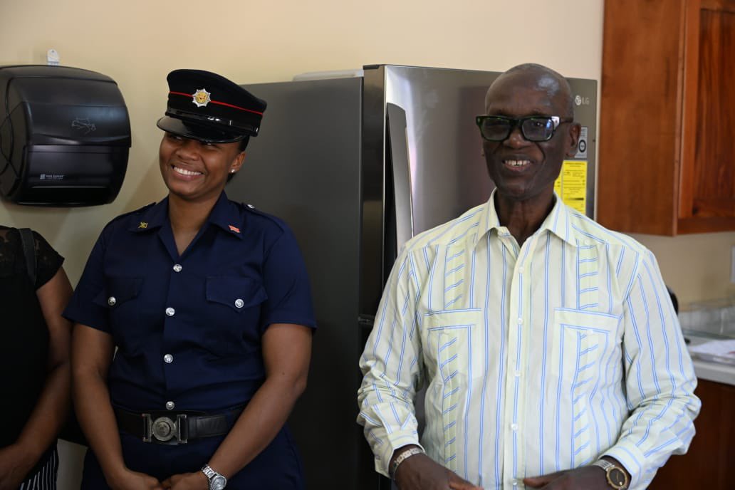 LocalGovJa's tweet image. Earlier today,Hon. Desmond McKenzie officially reopened the renovated Annotto Bay Fire Station. It is now has male &amp;amp; female dormitories, recreational areas, a conference room, laundry room, a gymnasium and an emergency generator. #LocalGovAtWork
