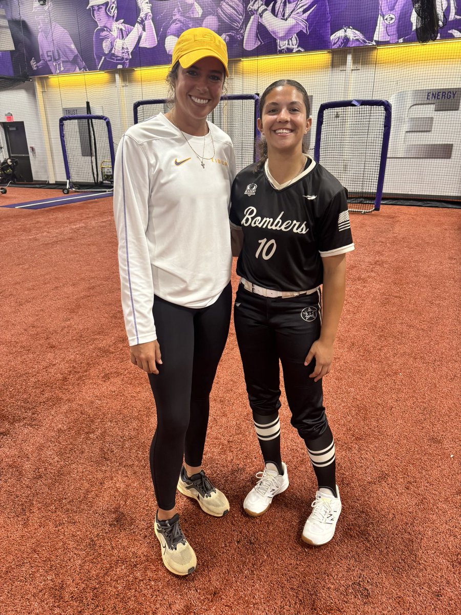 Avery Leatherman (@averyl_2027) on Twitter photo Thank you <a href="/LSUsoftball/">LSU Softball</a> for two great days at camp. From the drills that pushed me to the teammates I bonded with, I’ll take the feedback and keep pushing forward. Thank you for the Teal team MVP recognition.
<a href="/softballbrennan/">Brennan Softball</a> <a href="/BrennanBearVB/">BrennanVolleyball</a> <a href="/bombers_academy/">Bombers Academy</a> <a href="/Bombers_16u/">TX Bombers Gold American 16U</a> Thank you <a href="/LSUsoftball/">LSU Softball</a> for two great days at camp. From the drills that pushed me to the teammates I bonded with, I’ll take the feedback and keep pushing forward. Thank you for the Teal team MVP recognition.
<a href="/softballbrennan/">Brennan Softball</a> <a href="/BrennanBearVB/">BrennanVolleyball</a> <a href="/bombers_academy/">Bombers Academy</a> <a href="/Bombers_16u/">TX Bombers Gold American 16U</a>