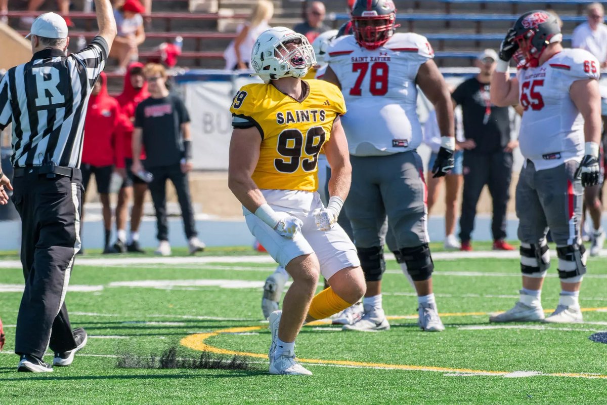 Darrieon Beck (@darrieonb) on Twitter photo #AGTG After a great conversation with <a href="/coachmiller3634/">Tom Miller 🇺🇦</a> I’m blessed to have received my 3rd offer from <a href="/USFSaintsFB/">Fighting Saints Football</a>!!!
<a href="/Prosser_FB/">Prosser Football</a> <a href="/PrepRedzoneIL/">Prep Redzone Illinois</a> <a href="/AllenTrieu/">Allen Trieu</a> <a href="/OJW_Scouting/">PrepRedzone Oliver</a> <a href="/scottybscout/">Scott Burgess</a> <a href="/DeepDishFB/">DEEP DISH FOOTBALL</a> <a href="/EDGYTIM/">Timothy “EDGYTIM” OHalloran</a> #AGTG After a great conversation with <a href="/coachmiller3634/">Tom Miller 🇺🇦</a> I’m blessed to have received my 3rd offer from <a href="/USFSaintsFB/">Fighting Saints Football</a>!!!
<a href="/Prosser_FB/">Prosser Football</a> <a href="/PrepRedzoneIL/">Prep Redzone Illinois</a> <a href="/AllenTrieu/">Allen Trieu</a> <a href="/OJW_Scouting/">PrepRedzone Oliver</a> <a href="/scottybscout/">Scott Burgess</a> <a href="/DeepDishFB/">DEEP DISH FOOTBALL</a> <a href="/EDGYTIM/">Timothy “EDGYTIM” OHalloran</a>