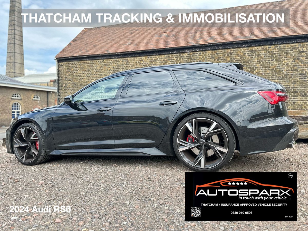 #thatcham accredited #insurance approved  #vehiclesecurity installation #whoswatchingyours #audi #rs6 Get in touch #autosparx #vehiclesecurity Tel 03300100506 (local rate) Before it’s too late!