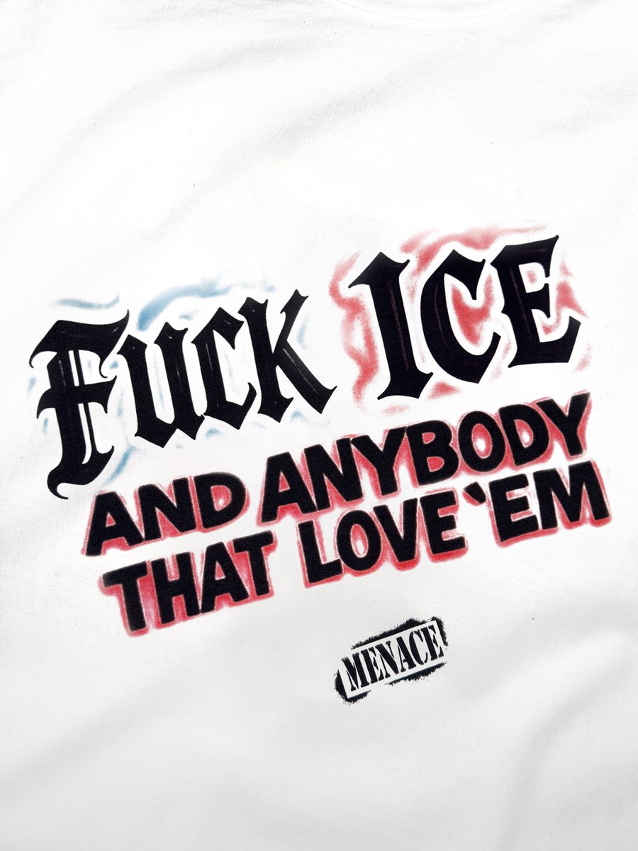 STEVENMENACE323's tweet image. Made some artwork in response to ICE raiding our home, Los Angeles. Not for sale. Just had to get this out.