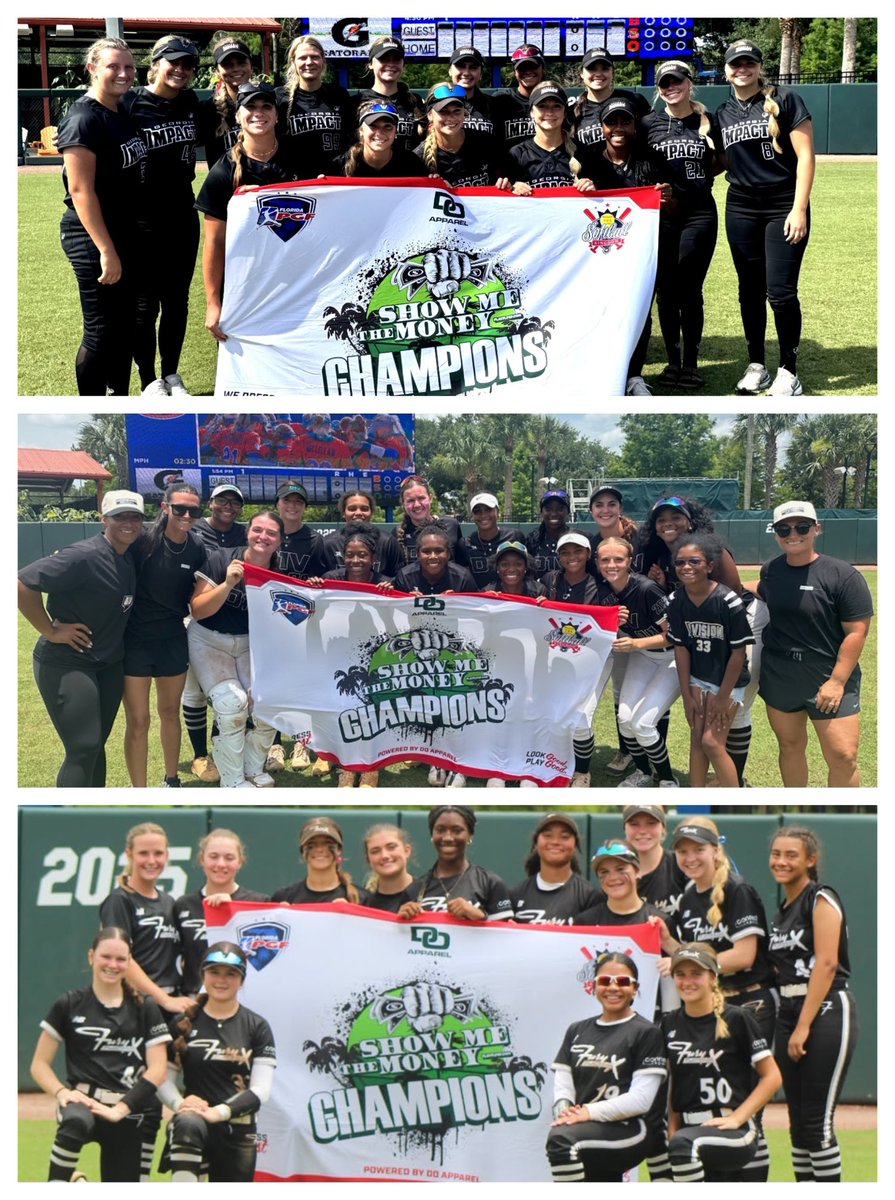 Event Recap: 18U/16U/14U Champions Crowned at PGF Show Me The Money🏆 Link below to read more about the winners!⬇️

🔗: linedrivemedia.com/news/event-rec…

#linedrivemedia #linedrivesoftball #softball #pgf #showmethemoney #champs