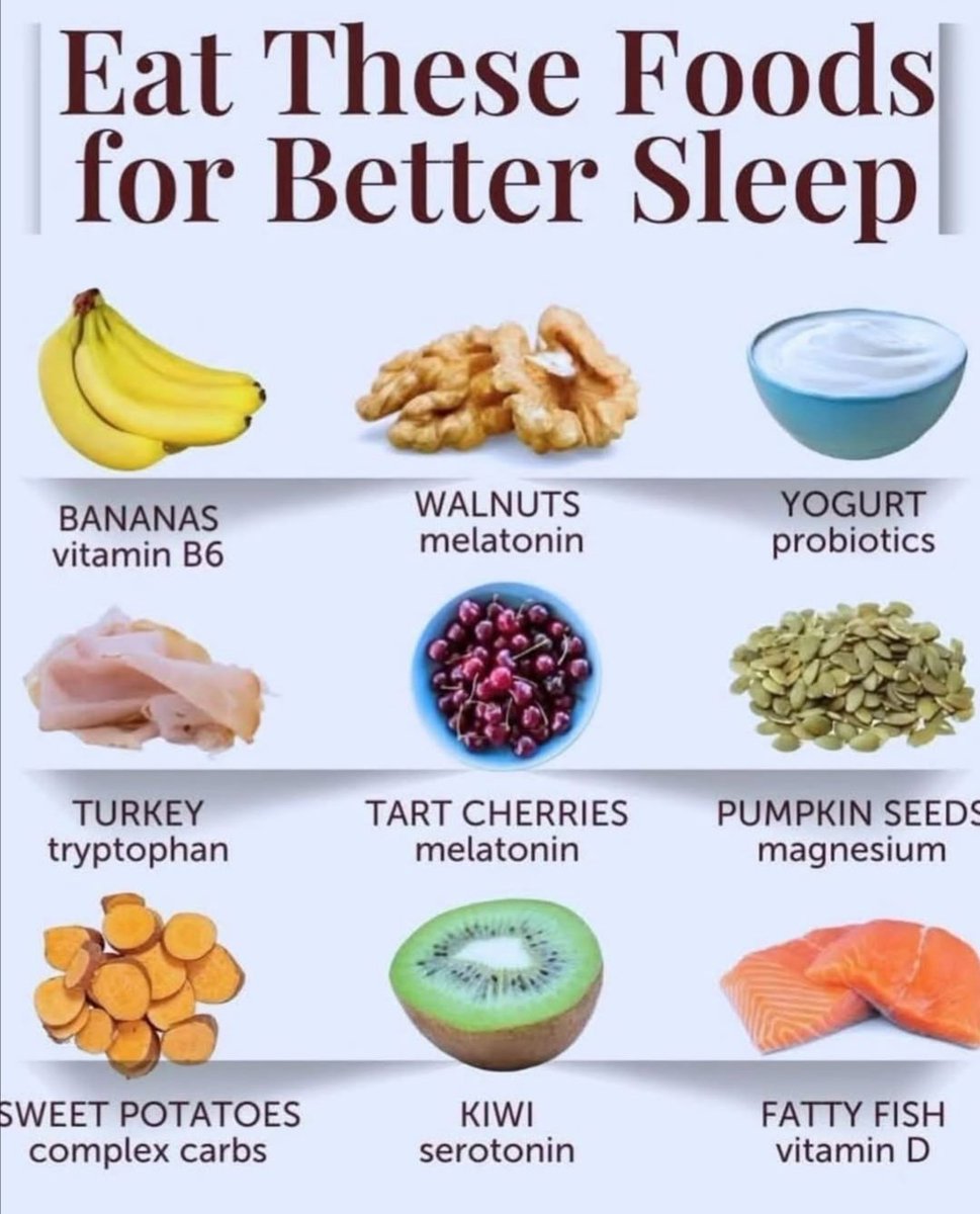 Eat these foods for better sleep
