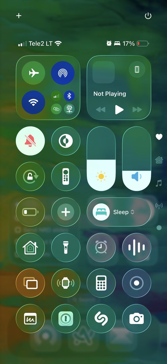 Found a nice new look and setup with iOS 26. (Claude to be replaced with ChatGPT when their icon better works with clear look)

This new OS allows the prettiest homescreens yet.