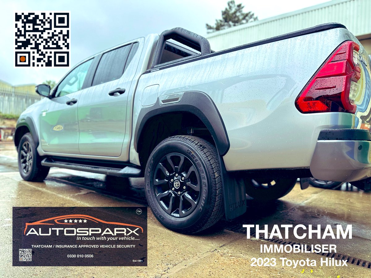 #thatcham accredited #insurance approved  #vehiclesecurity installation #whoswatchingyours #toyota #hilux #pickuptruck Get in touch #autosparx #vehiclesecurity Tel 03300100506 (local rate) Before it’s too late!