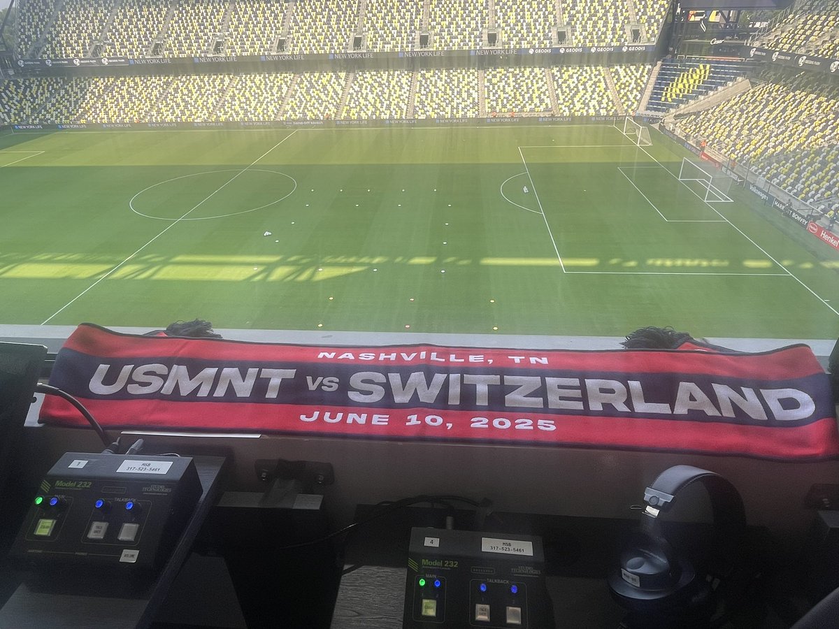 Aaron Cummins (@acumminsww1) on Twitter photo Exciting times for <a href="/westwood1sports/">Westwood One Sports</a>!
A new era of <a href="/ussoccer/">U.S. Soccer</a> on the radio begins tonight! Exciting times for <a href="/westwood1sports/">Westwood One Sports</a>!
A new era of <a href="/ussoccer/">U.S. Soccer</a> on the radio begins tonight!
